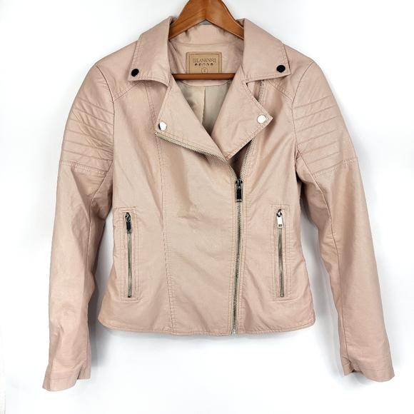 Blank NYC Jackets & Blazers - Blank NYC Faux Leather Moto Jacket